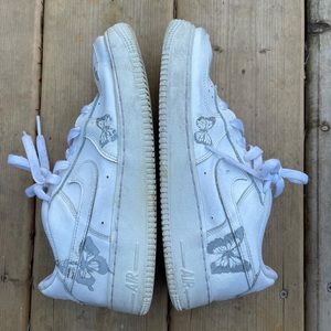 Air Force 1 with reflective butterflies vinyl